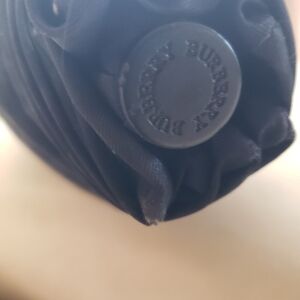 Burberry Black Foldable Umbrella Needs Repair No RETURNS AS IS